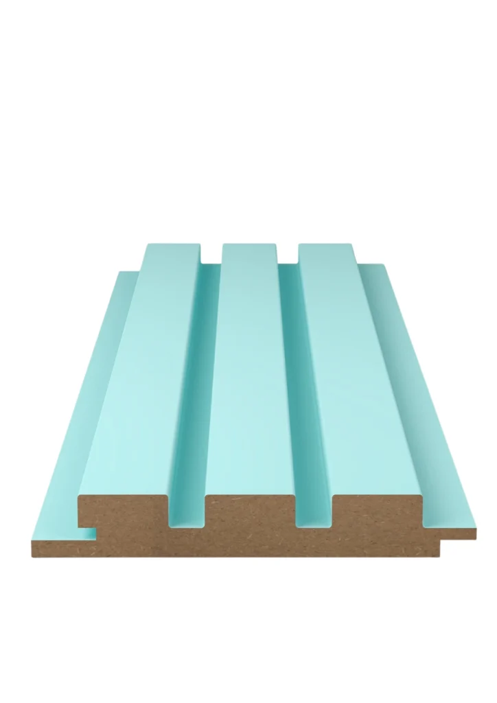 Hogar Teak Black Collection Baby Blue MDF duvar paneli