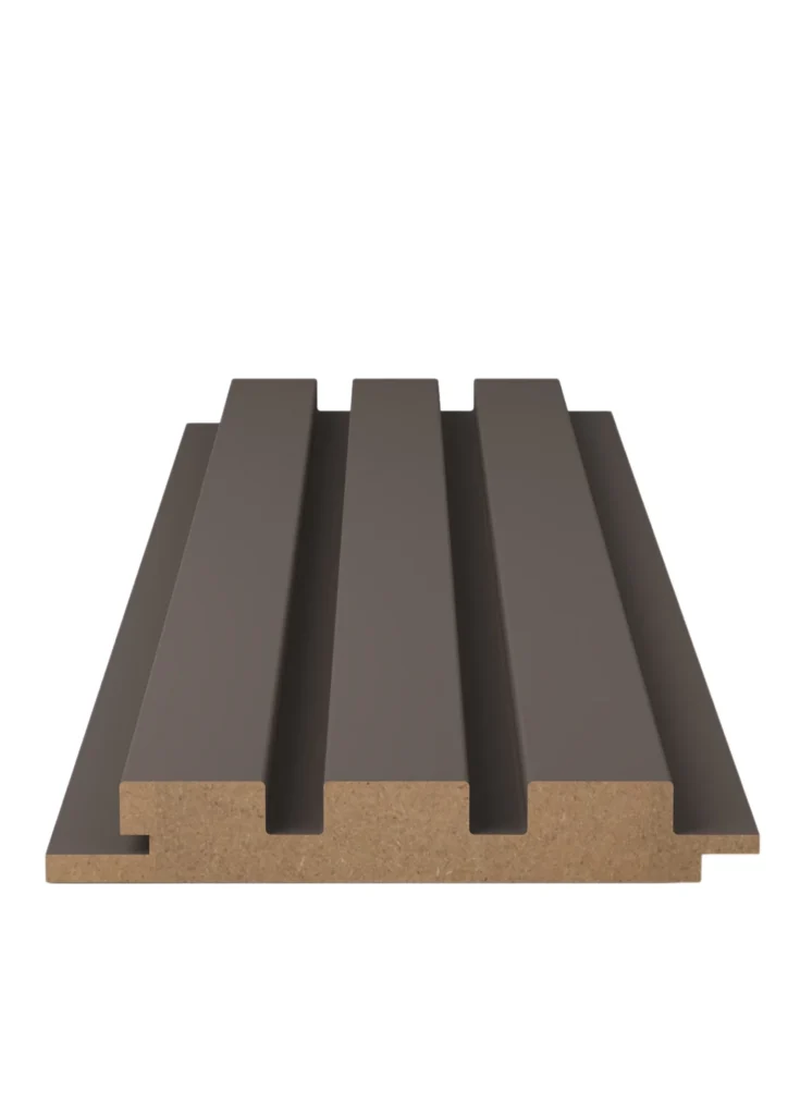 Hogar Teak Black Collection Linyit MDF duvar paneli