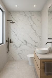 marble PVC wall panel bathroom wall covering waterproof decorative wall panel