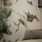 Calacatta desenli PVC wall panel doğal görünümlü iç mekân duvar kaplama