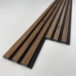 QWP-PL2 Koyu Kahve Polimer Lambri | Quick Wall Panel Polimer Duvar Paneli