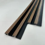 QWP-PL4 Natural Ceviz Polimer Lambri | Quick Wall Panel Polimer Duvar Paneli