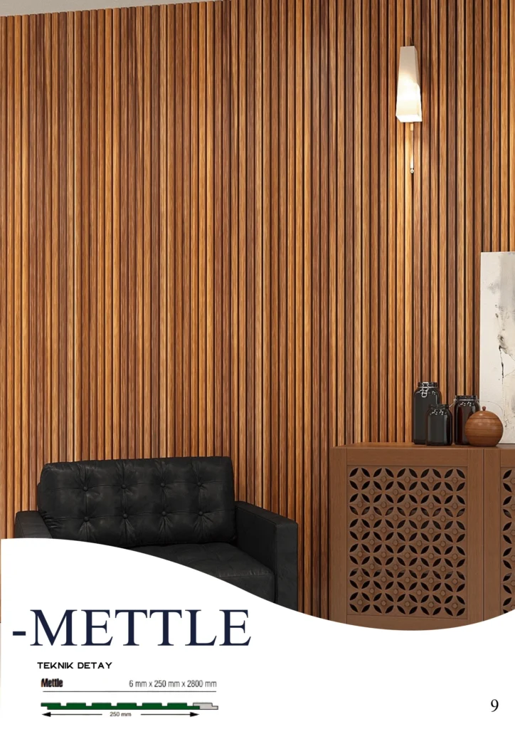 Quick Wall Panel Mettle Collection dekoratif MDF duvar paneli