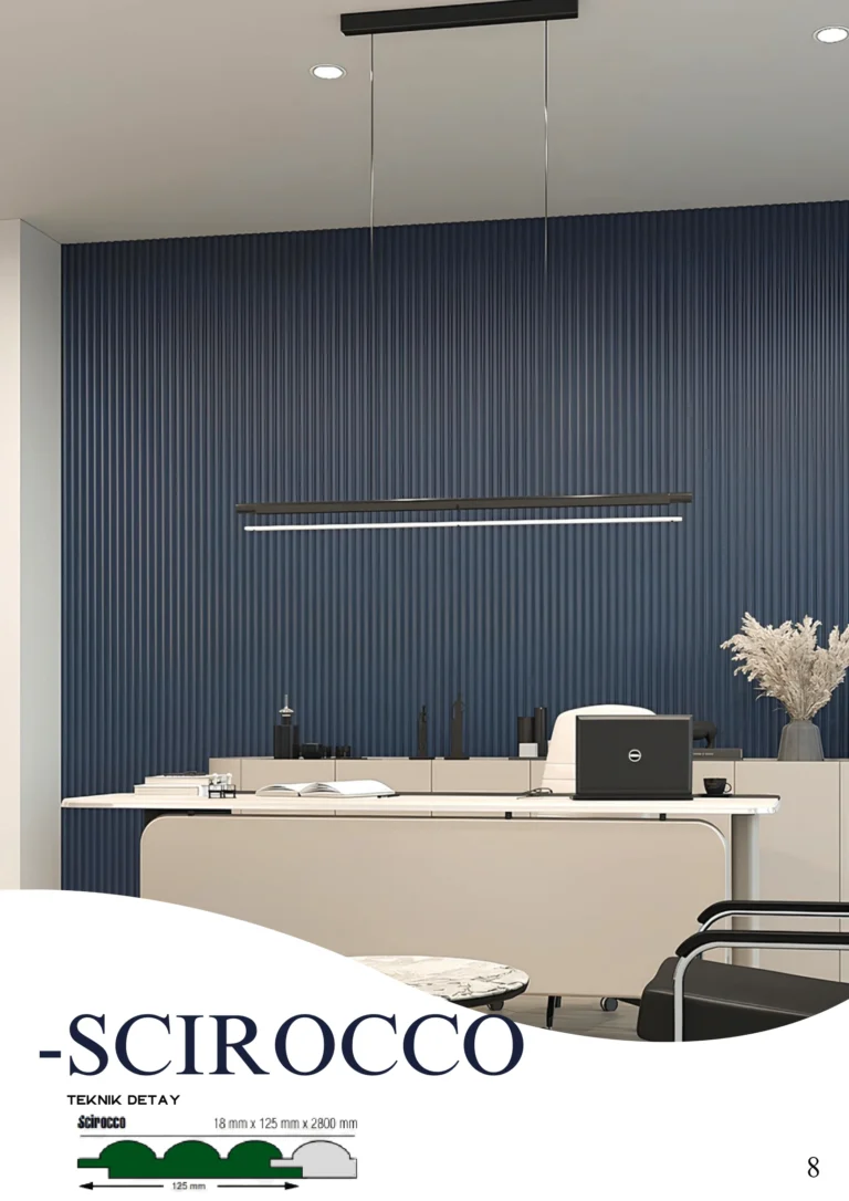 Sirocco Collection dekoratif MDF duvar paneli koleksiyonu