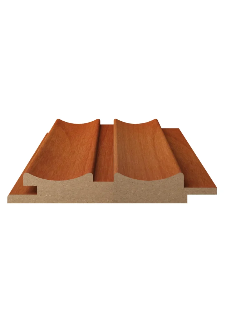 Doric Collection Cherry Boss warm wood effect MDF wall panel