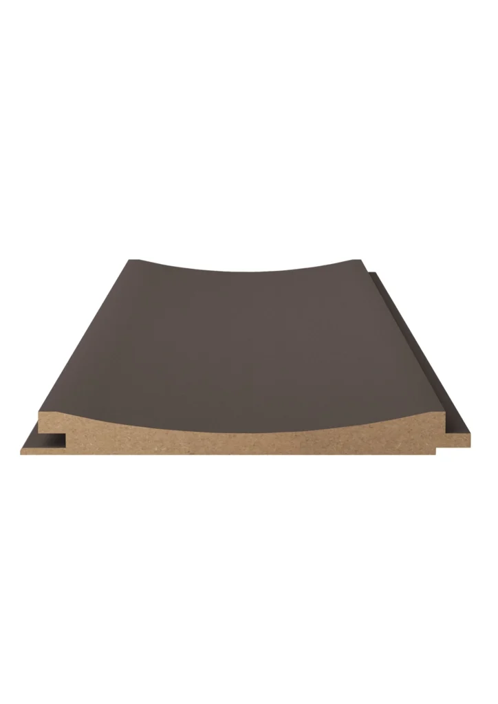 Dante Collection Linyit dark brown MDF wall panel