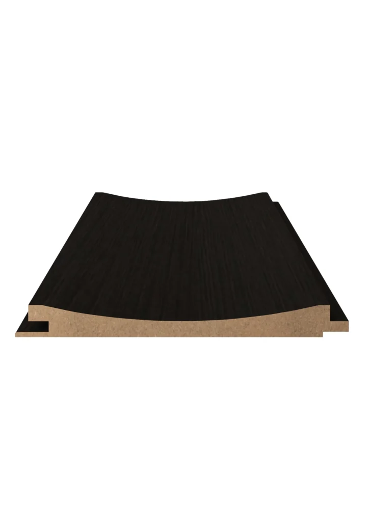 Dante Collection Makedamya black wood effect MDF wall panel
