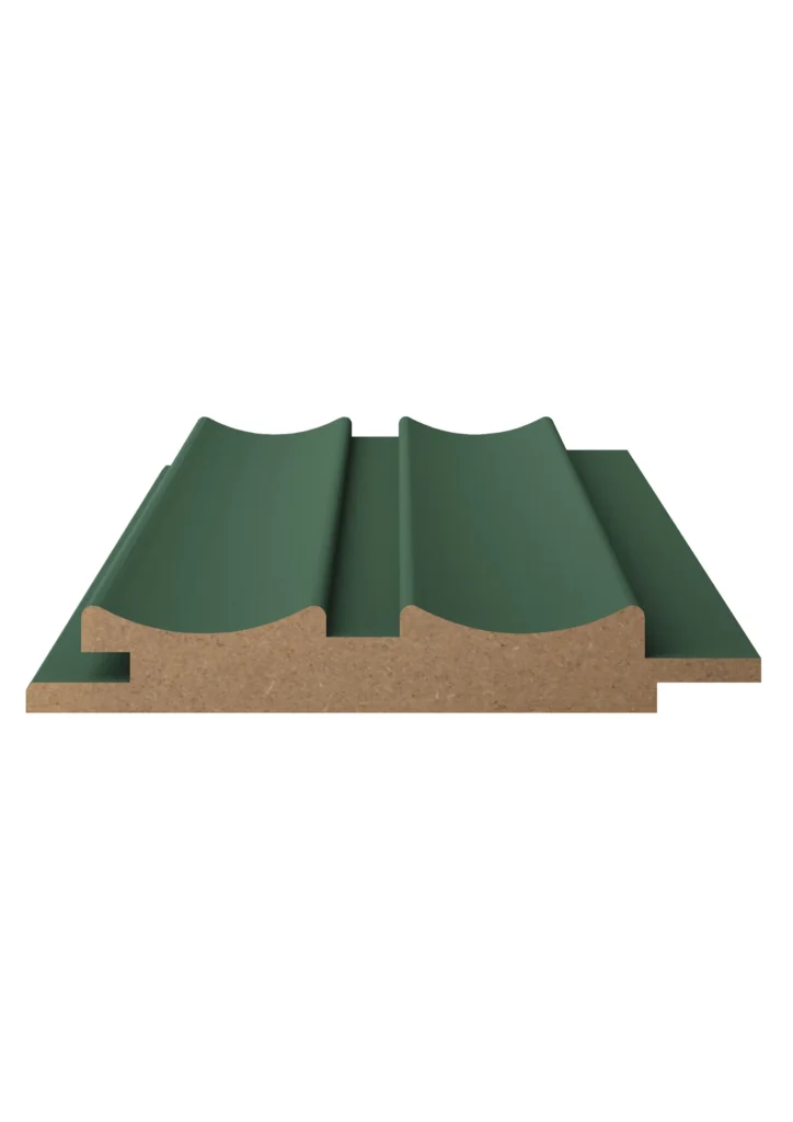 Doric Collection Manan Black green MDF wall panel