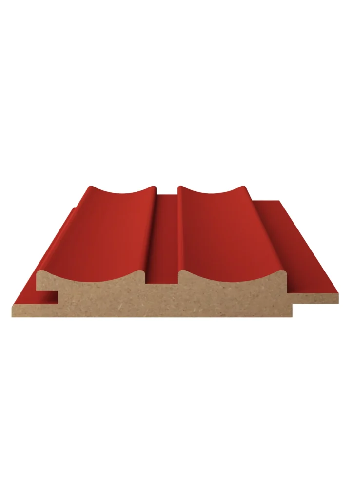 Doric Collection Merlot red MDF wall panel
