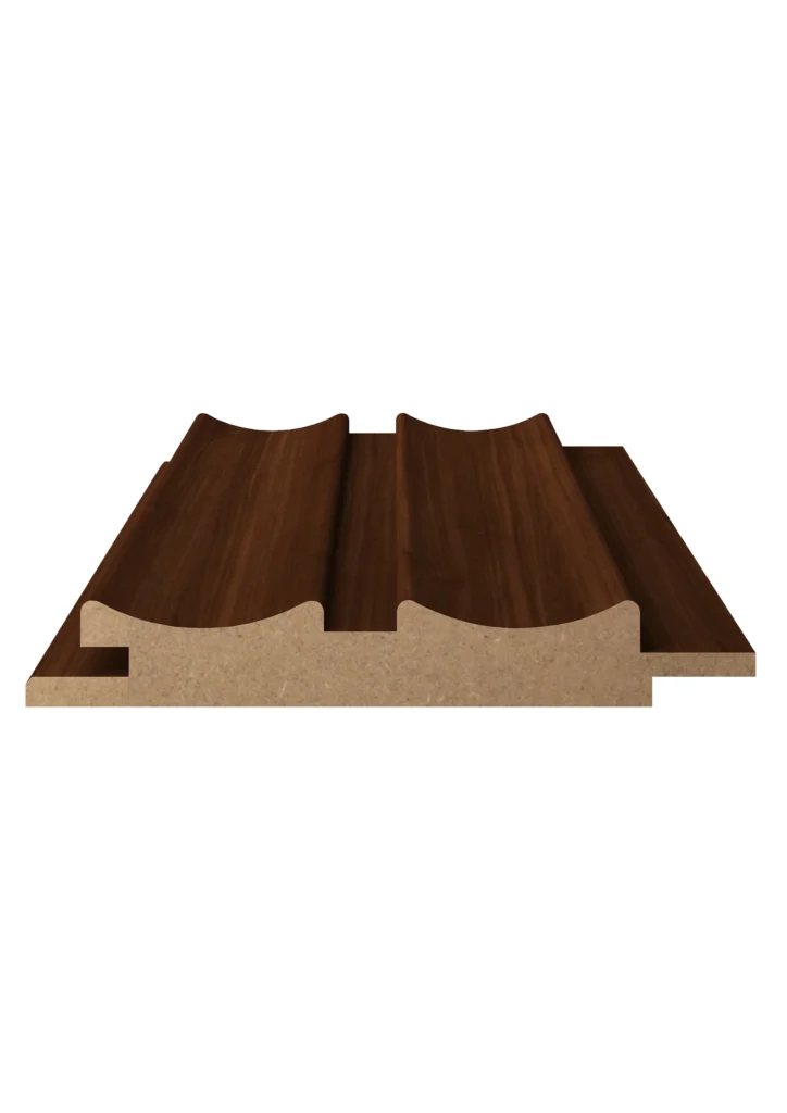 Doric Collection Monte dark wood effect MDF wall panel